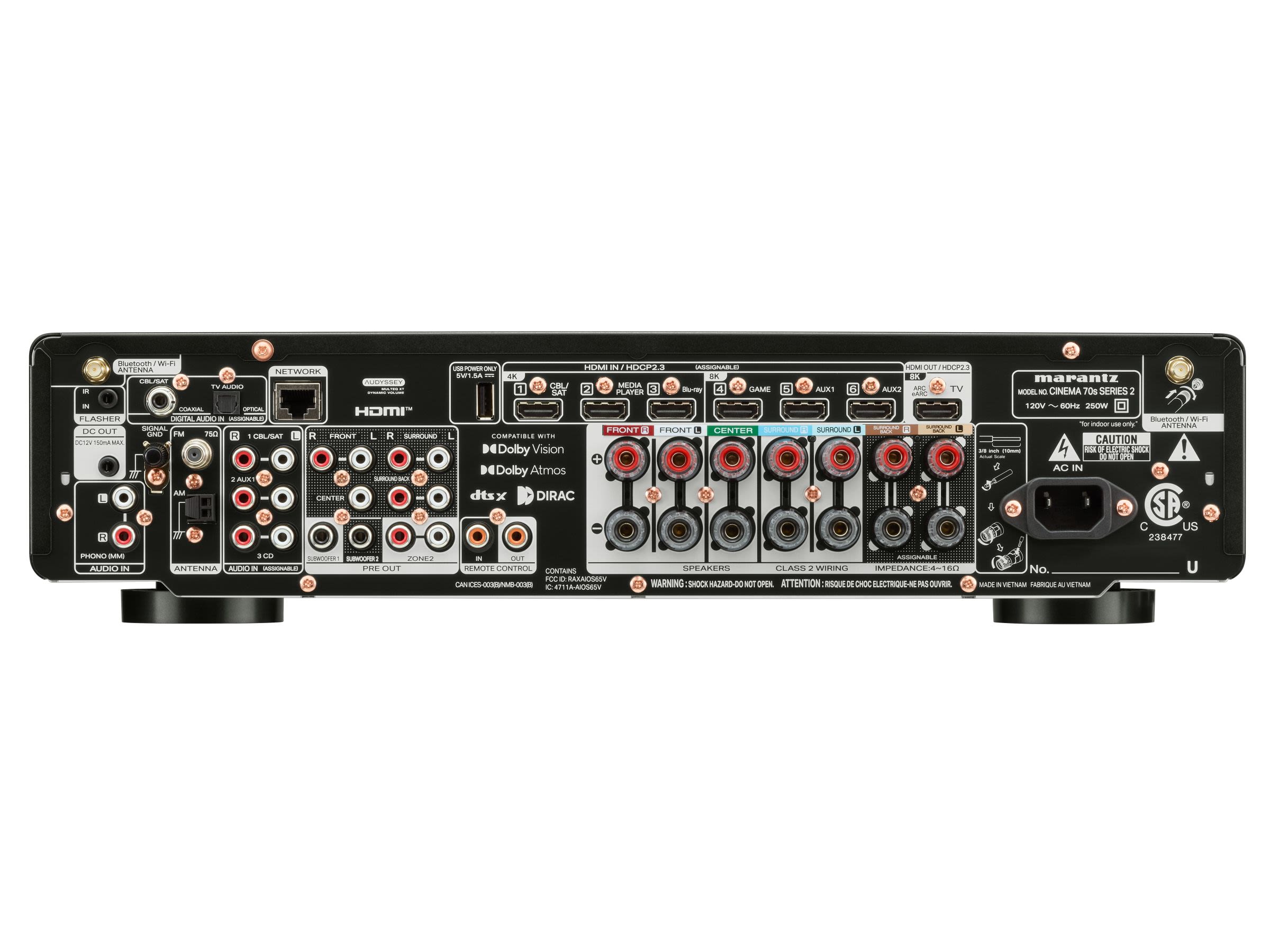 Marantz CINEMA 70s SERIES 2 - Slimline 7.2 AV Receiver – Fillion