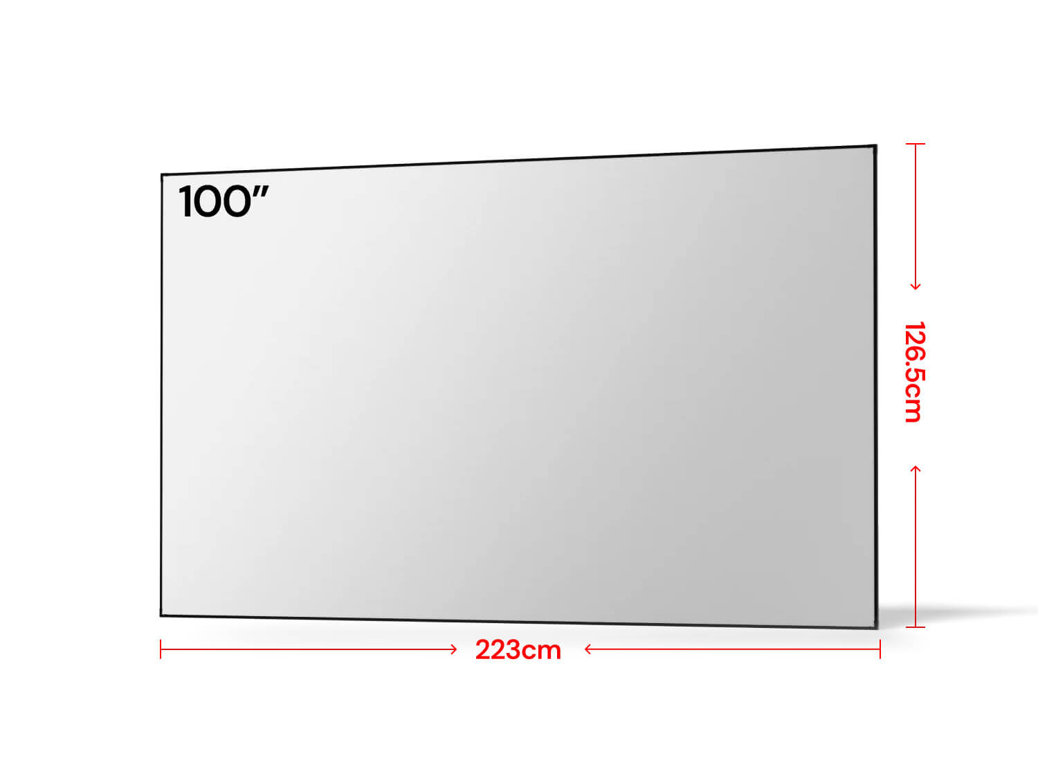 Valerion Matte White Fixed Frame Screen - Fillion Électronique