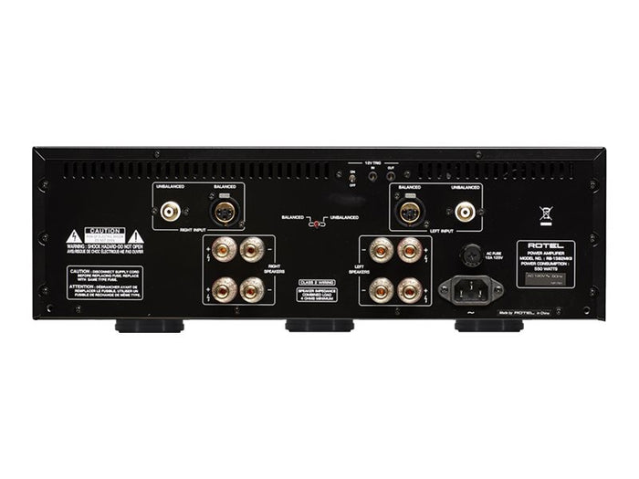 RB-1582 MkII - AMPLIFICATEURS DE PUISSANCE - Rotel | Fillion Électronique